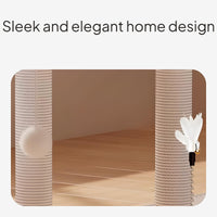 Hardwood Cat Tree Condo with Scratching Post
