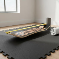 Multi-Use Strap Balance Board Stable Wooden Balance Board