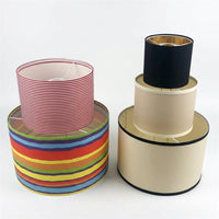 Light Shade for Pendant Lights and Living Room, Rainbow Stripes Bedroom Lampshade for Floor Lamps, Foldable Nursery Lampshade, 150*140 Design