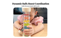 Colorful Design Rain Sound Tube Visually Stimulating Rainstick Shaker Easy to Play for Toddlers, Babies, Music Class, Classroom
