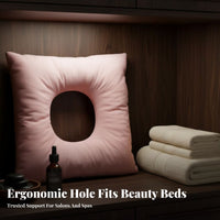 Beauty Bed Face Cradle Ergonomic Design Massage Table Face Cradle Breathable Spa Bed Headrest for Estheticians, Medical Practice