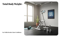 Stable Triangular Structure Foldable Stair Stepper Machine Low Effect Foldable Climbing Machine Anti-Slip Pedals Aerobic Climbing Stepper Heavy-Duty Frame