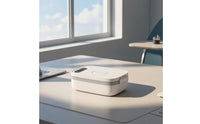 Rechargeable Heated Lunch Box with Stainless Steel Container Cordless Electric Lunch Box with Container Portable Food Warmer Self-Heating for Office Workers, Commuters, Students, Travel, School, Road Trips