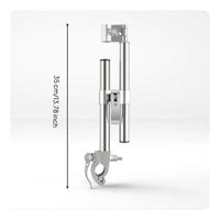 360-Degree Rotating Umbrella Holder Bracket Adjustable Umbrella Mount with Clamp Foldable Heavy Duty for Parents, Strollers, Bicycles