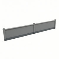 Model Railway Wall Panel Textured Diorama Fence Rectangular for Hobbyists