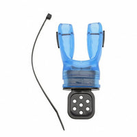 Perforated Base Diving Regulator Mouthpiece Retaining Strap Diving Regulator Bite Mouthpiece Flexible Water Sports Gear Black Side Pads