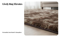Non-Slip Luxuriously Soft Bedroom Carpet Easy to Clean Shaggy Luxuriously Soft Rug Washable Soft Pile Carpet Shed Resistant for Teenagers, Homeowners, Adults, Living Room, Bedside, Bay Window, Under Coffee Table