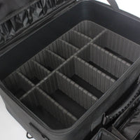 Makeup Case with Shoulder Strap Professional Travel Makeup Case Zippered Cosmetic Organizer with Dividers for Journeyers