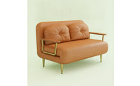 Folding Sofa Bed Padded Sofa with Pull out Bed Fold out Floor Couch Sleek Space-Saving for Guests, Small Apartments