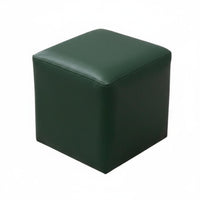 Faux Leather Surface Upholstered Pouffe Padded Seat Upholstered Footrest Multifunctional Low Stool Multi-Purpose for Children, Families, Homeowners, Living Room, Entryway, Bedroom, Home fromice