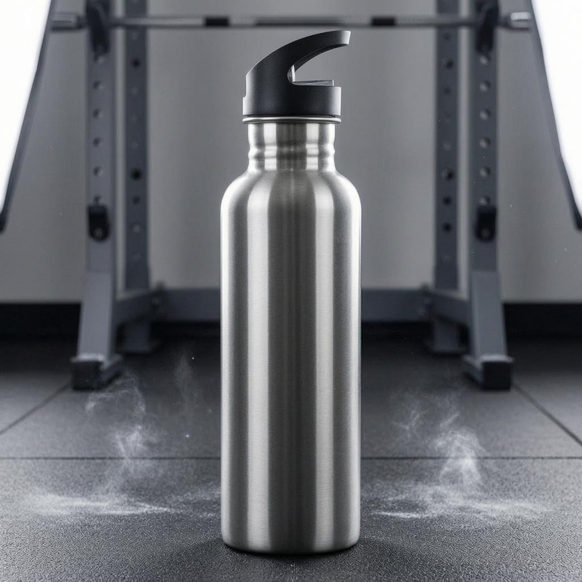 Uninsulated Wide-Mouth Water Bottle Rust Resistant Stainless Steel Water Bottle Long-Lasting Drinkware Reusable