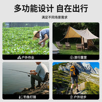 Multifunctional Large Brim Solar Fan Hat, Detachable, Breathable, Portable, Long Battery Life