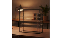 Keyboard Storage Cabinet Desktop Keyboard Display Desktop areaSaving Acrylic Display Case with Lock