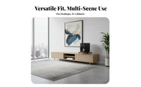Reduces Resonance Soundbar Vibration Damping Riser Improves Sound Quality Subwoofer Isolation Base Anti-Slip Feet Walnut Wood Speaker Stand Hand-Polished Finish for Audiophiles, High-Fidelity Enthusiasts, Home Theater, Living Room