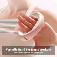 High Elasticity Figure 8 Stretch Band Comfortable Handle Figure 8 Resistance Band Non-Slip Grip for Women, Men, Stretching, Home Gym, Travel