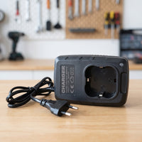 Cradle Charger Compact European Plug Adapter for DIYers, Workbench, Workshop