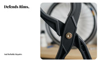 Protects Rims and Tubes Bike Tire Installation Tool Rim-Friendly Two-Wheeler Tire Pliers Twofold Functionality for DIY Cyclists, Workshop