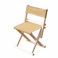 Foldable Design Foldable Wooden Stool with rearrest sturdy Wood Frame Foldable Travel Chair Space-Saving Portable Seating Lightweight for Anglers, Families, Fishing, Camping, outdoor meals, rearyard