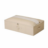 Underbed Fabric Container Space-Saving Under-Bed Clothes Container for Dorm Room