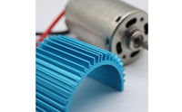 RC Motor with Heat Sink Overheating Brushed Motor with Thermal Sink Cylindrical Aluminum Heat for Hobby Repair