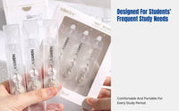 Clear Correction Tape, Transparent Pen Design, Original Paper Color, Smooth & Quiet, Student Stationery