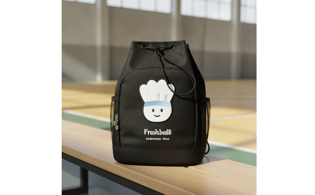 Pouch-styleStyle Drawstring Sports Backpack Adjustable Drawstring Backpack Long-Lasting Badminton Bag Versatile for Court