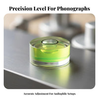 Turntable Bubble Accurate Alignment Precision Record Player Leveling Tool Improves Accuracy Platter Spirit Level for Vinyl Collectors, DJs