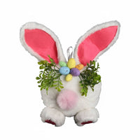 Easter Decoration, 3D Plush Bunny Hanging, Foldable Ears, Soft Fabric, Tree Topper Decoration