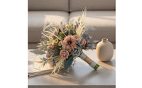 Artificial Bridal Flower Arrangement Long-Lasting Event Decoration Elegant