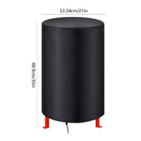 Honey Extractor Cover Dustproof Honey Harvesting Drum Cover with Zipper and Drawstring Heavy-Duty Protector for Apiary