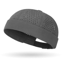 Skullcap with Adjustable Strap Perforated Skullcap Ventilated Cap Lightweight Hat Breathable for Adults, Outdoor, Travel