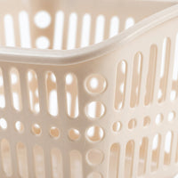 Bathroom Storage No Drill Shelves with Suction Wall Hanging Design, Polypropylene Accessories Basket for Renters, Moisture Resistant