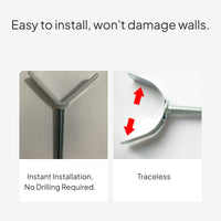 U-Shaped Pet Gate Attachment for Stair Railings