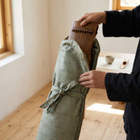 Guqin Carrying Case, Portable Song Brocade Thickened Guqin Bag with Reinforced Straps