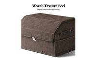 Multi-Compartment foldable storage Box Portable with Handles Trunk Organizer Large Capacity Car Storage Solution Sturdy Construction for voyagers, SUV Owners, Automobile, journey journey, Shopping, rear Seat