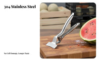 Stainless Steel Fruit Clamp Long-Lasting Water Fruit Splitter Tongs Water Fruit Breaking Tool Easy to Use Fruit Display Clamp
