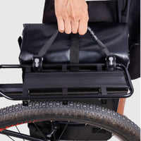 Cycle Cargo Saddle Bag Waterproof Roll-Top Saddle Bag Sturdy Bike Pannier for Bikepackers