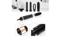 Curling 5-in-1 Hair Styler Adjustable Temperature Hot Air Brush with Interchangeable Heads Volumizing Air Styler Set Quick-Drying for Home
