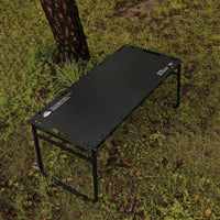 Folding Table Foldable Carbon Steel Folding Table Black