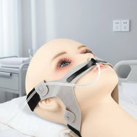 Adjustable Feeding Tube Strap Hook-and-Loop Fastener Closure Nasal Cannula Strap Elastic Nasal Cannula Holder Skin-Friendly for Bedridden People, Patients, Long-Term Bed Rest, Home Care, Hospital