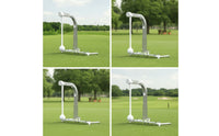 Golf with Automatic Return Stainless Steel Golf Swing Training Device Height-Adjustable for Golfers, Beginners, Garden, Grass