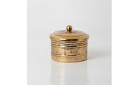 Lidded Decorative Jar Compact Storage Jar with Lid Long Aluminum Container with Lid for Dresser