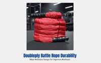 Battle Rope, Fitness Rope for Home Gym, Full Sleeve Protection, Strength & Endurance Training Equipment