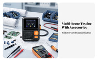 Color Display Component Parameter Tester Automatic Mode Multifunction Tester Handheld Electronics Tool Battery Powered