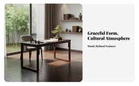 Traditional Design Chinese design Calligraphy Table Multi-Purpose Decorative Leg Desk Spacious work surface Household Furniture long-lasting for Calligraphers, Home Workers, Homeowners, Study Room, creative studio, Bedroom