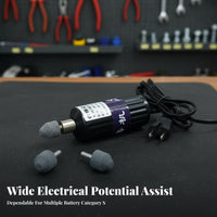 Wide Voltage Compatibility Portable Tire Repair Polisher High Rotational Force Low-Speed Tire Lightweight Electric Grinder Single-Handed-Hand Operation for Mechanics, DIY Car Enthusiasts, Vehicle Maintenance, Garage, Industrial Workshop