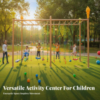 Kids Climbing Structure Physical Fitness Training children's Activity Center with Climbing Net Develops Motor Skills for Parents, Kindergarten, School