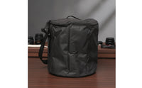 Portable Cylindrical Bag Zippered Bag with Top Handle Safeguarding Heavy-Duty for Travel