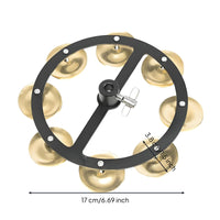 Cymbal Sound Enhancer Double Row Cymbal-topHat Gear for Drummers, Music Performance
