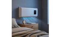 Wall-Mounted Electric Heater Compact Electric Wall Heater Rounded-Corner